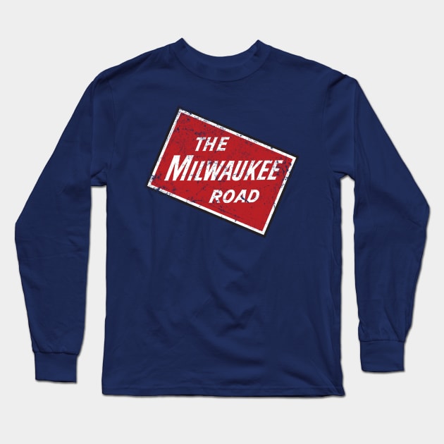 Milwaukee Road Long Sleeve T-Shirt by MindsparkCreative